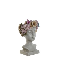 Cache-pot Home ESPRIT Gris Multicouleur Fibre Magnésium chica 32 x 28 x 53 cm