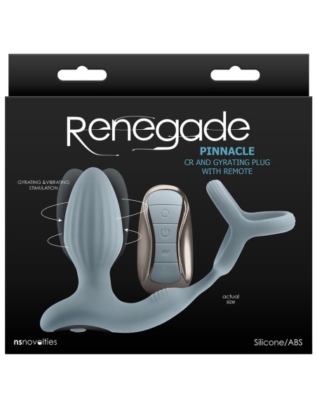 Plug Anal NS Novelties Renegade Bleu (3,7 cm)