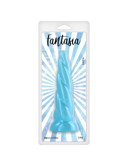 Dildo NS Novelties Fantasia Bleu Ø 4 cm Ø 5,1 cm