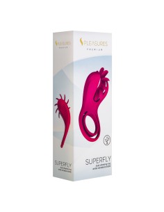 Anneau de Pénis vibrant S Pleasures Rose 2