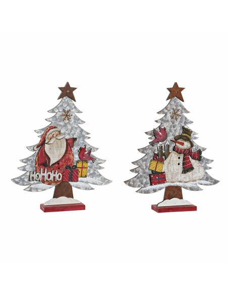 Décorations de Noël DKD Home Decor Bois (2 pcs) (33 x 6 x 39.5 cm)
