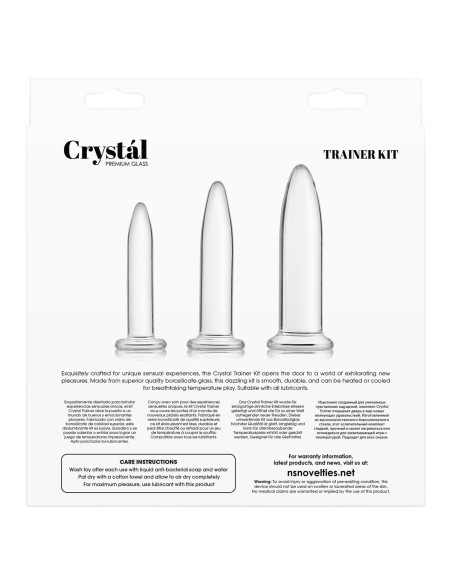 Plug Anal NS Novelties Trainer Kit 3 Pièces (13 cm) (13,9 cm) (11,3 cm)