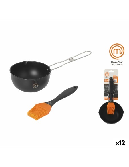Ensemble d'ustensiles pour barbecue MasterChef 11,5 X 6 cm Pinceau (12 Unités)