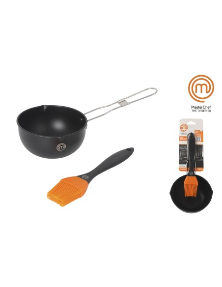 Ensemble d'ustensiles pour barbecue MasterChef 11,5 X 6 cm Pinceau (12 Unités)