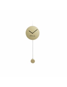 Horloge Murale DKD Home Decor Doré Fer Plastique Pendule 22 x 5,5 x 60 cm