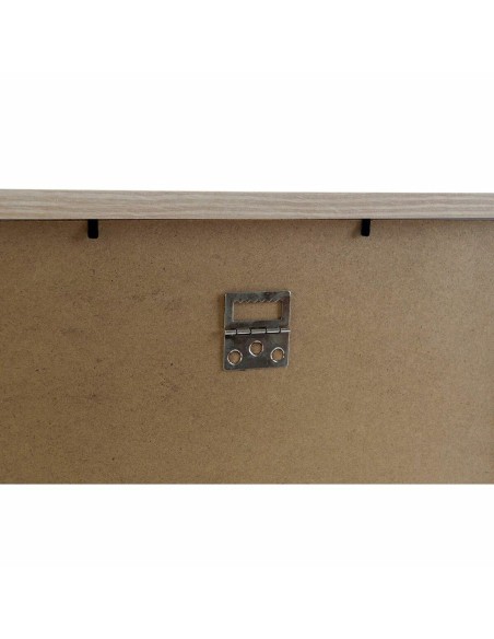 Porte photos mural DKD Home Decor 32,5 x 1,5 x 45 cm Verre Naturel Marron Moderne Bois MDF