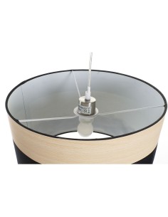 Suspension DKD Home Decor Blanc Noir Multicouleur Argenté Naturel Métal 50 W Scandi 220 V 30 x 40 cm 38 x 38 x 25 cm (2 Unités) 2