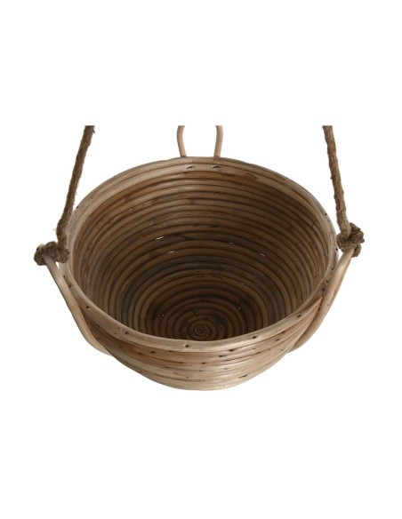 Set de pots de fleurs Home ESPRIT Naturel osier Corde 31 x 31 x 23 cm (3 Pièces)
