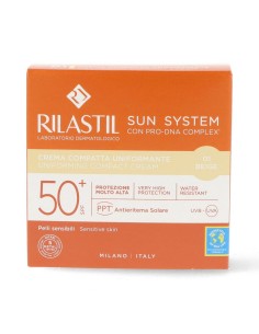 Poudres Compactes de Bronzage Rilastil Sun System Beige 10 g 2