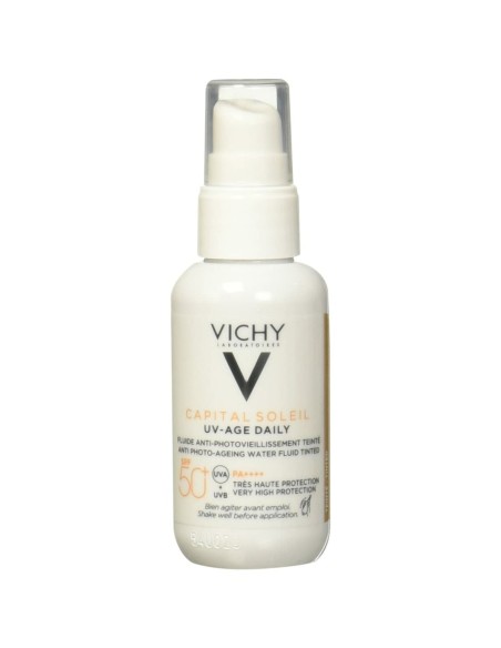 Crème Solaire Avec Couleur Vichy Capital Soleil Antirides SPF 50+ (40 ml)