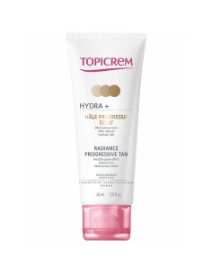 Autobronzant facial Topicrem Hydra+ 40 ml