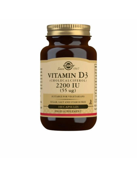 Vitamine D3 (cholécalciférol) Solgar   100 Unités