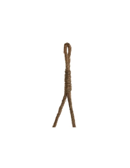 Set de pots de fleurs Home ESPRIT Naturel osier Corde 31 x 31 x 23 cm (3 Pièces)