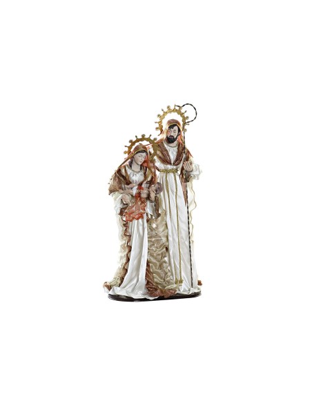 Décorations de Noël DKD Home Decor Blanc Doré Plastique 48 x 28 x 90 cm