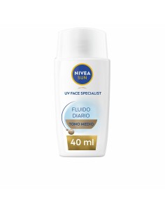 Écran solaire visage Nivea SUN FACIAL Demi teinte Spf 50 40 ml