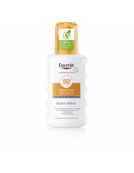 Crème Solaire pour le Corps en Spray Eucerin SENSITIVE PROTECT Spf 50+ 200 ml