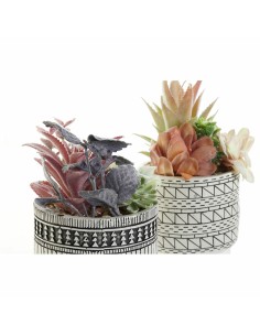 Plante décorative DKD Home Decor Cactus Résine Polyéthylène 11 x 11 x 21 cm (2 Unités) 2