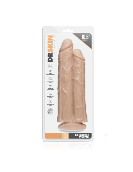 Masseur Double Pénétration Blush Dr Skin Naturel