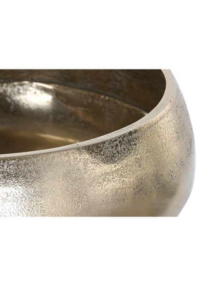 Cache-pot Home ESPRIT Doré Aluminium Moderne 35,5 X 35,5 X 77 cm