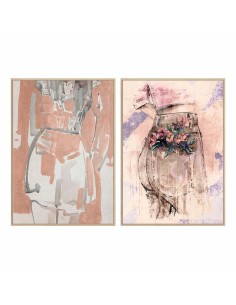 Cadre DKD Home Decor Femme 83 x 4,5 x 123 cm Scandinave (2 Unités)