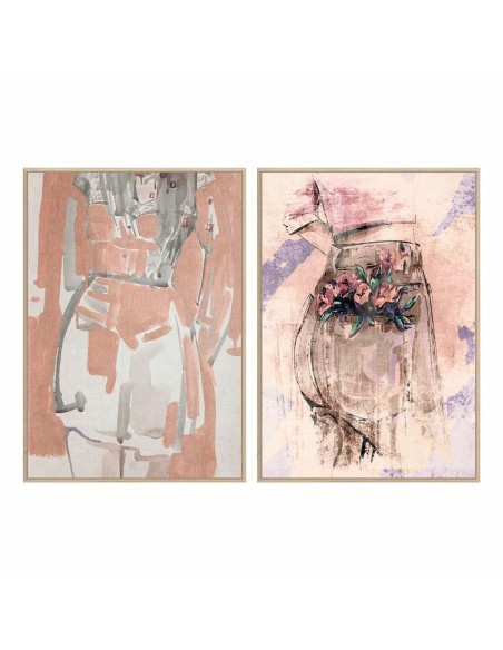 Cadre DKD Home Decor Femme 83 x 4,5 x 123 cm Scandinave (2 Unités)