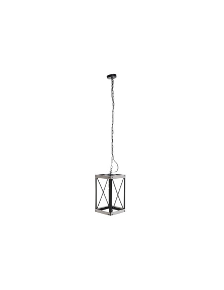 Suspension DKD Home Decor Noir Métal Marron 220 V 50 W (25 x 25 x 43 cm)