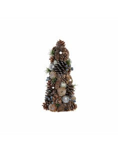 Sapin de Noël DKD Home Decor Ananas Enneigé PVC (19 x 19 x 38 cm)