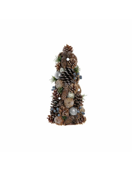 Sapin de Noël DKD Home Decor Ananas Enneigé PVC (19 x 19 x 38 cm)