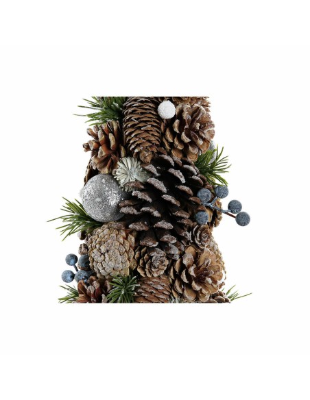 Sapin de Noël DKD Home Decor Ananas Enneigé PVC (19 x 19 x 38 cm)