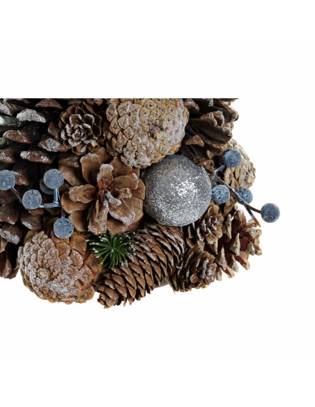 Sapin de Noël DKD Home Decor Ananas Enneigé PVC (19 x 19 x 38 cm)