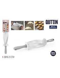 Rouleau à pâtisserie avec motifs Quttin CROISSANT 38 x 6,5 cm (12 Unités) 2