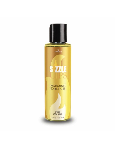 All Over Gel lubrifiant de massage Sizzle Lips Sensuva Piña Colada 125 ml