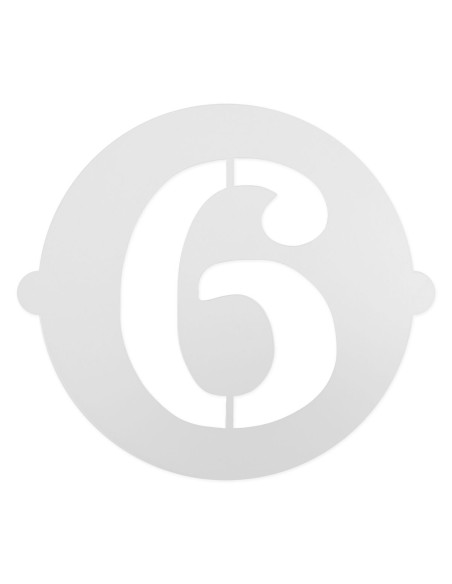 Gabarit de gâteau Algon Numéro 6 36 Unités