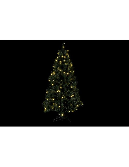 Sapin de Noël DKD Home Decor Vert PVC Plastique 150 x 150 x 210 cm
