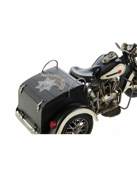 Figurine Décorative DKD Home Decor Noir Vert Moto Vintage 16 x 37 x 19 cm (2 Unités) (1 Unité)