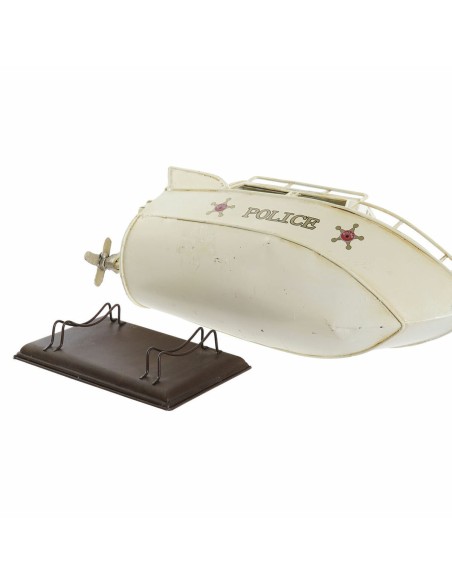 Figurine Décorative DKD Home Decor Bleu Blanc Bateau Vintage 27 x 10,5 x 14 cm (2 Unités)