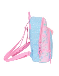 Sac à dos BlackFit8 Smile Rose Bleu clair 25 x 30 x 13 cm Mini 2