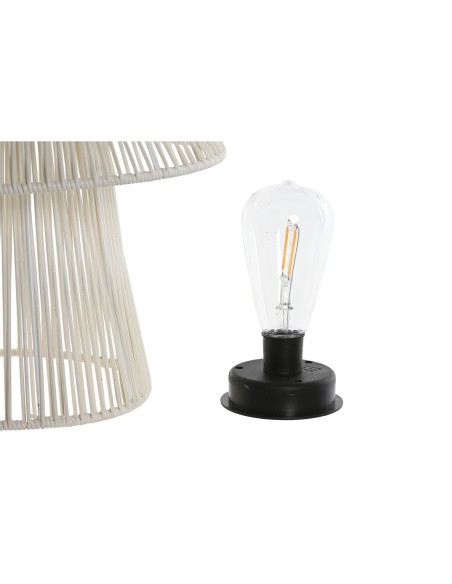 Lampe solaire Home ESPRIT Blanc Marron 31 x 31 x 30 cm (2 Unités)