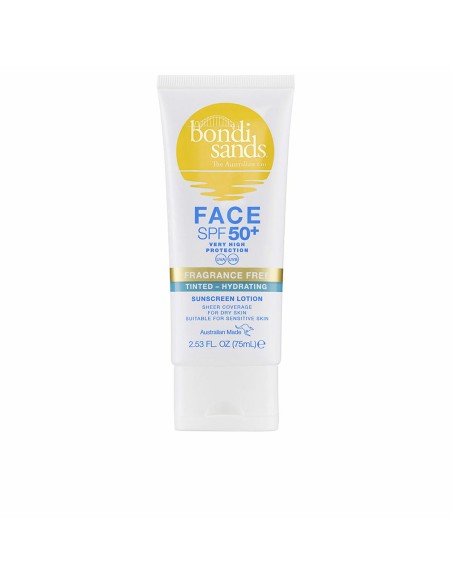 Crème Solaire Avec Couleur Bondi Sands FACE Spf 50+ 75 ml