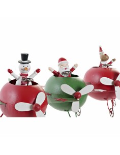 Décorations de Noël DKD Home Decor Métal Renne (19 x 14 x 13 cm) (3 pcs) 2
