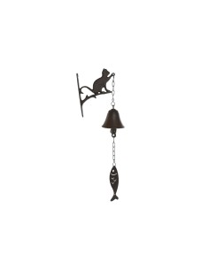 Cloche Home ESPRIT Marron Noir Fer 15,7 x 7,5 x 42 cm