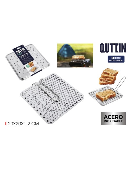 Plaque à griller avec trous pour barbecue Quttin