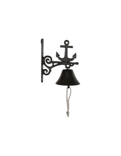 Cloche Home ESPRIT Marron Noir Fer 16 x 10 x 17 cm