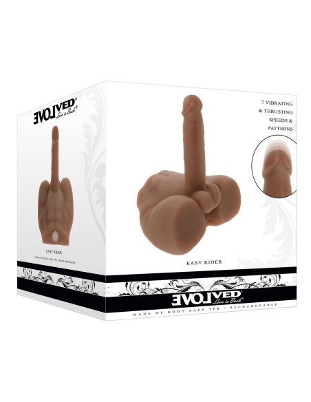Gode réaliste Evolved ABS TPR Ø 4,5 cm (17,8 cm)
