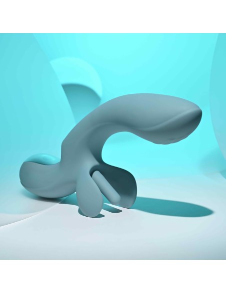Vibration de Stimulation Double Evolved Bleu