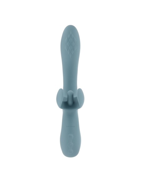 Vibration de Stimulation Double Evolved Bleu