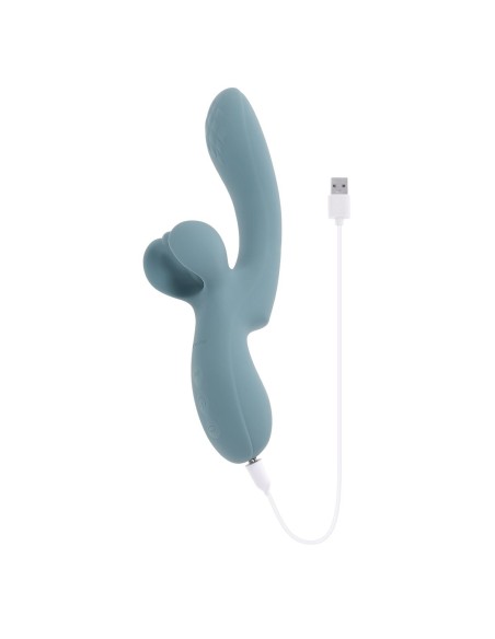 Vibration de Stimulation Double Evolved Bleu