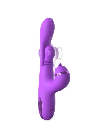 Vibration de Stimulation Double Pipedream Fantasy for her Violet Pourpre
