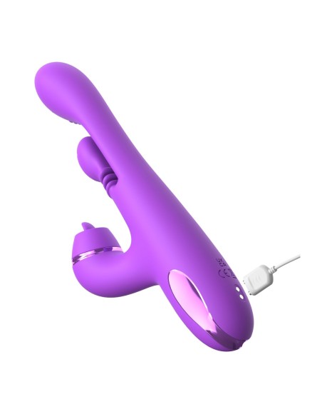 Vibration de Stimulation Double Pipedream Fantasy for her Violet Pourpre