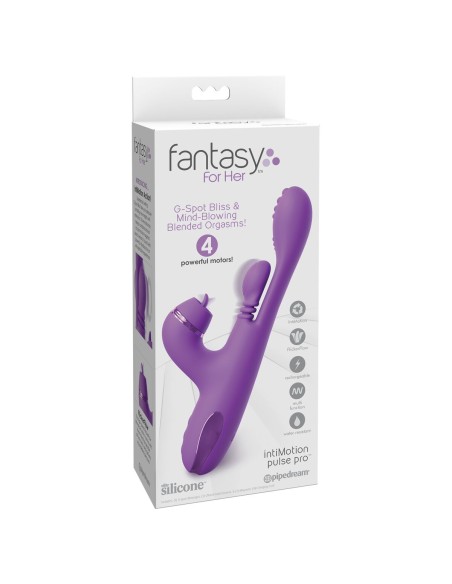 Vibration de Stimulation Double Pipedream Fantasy for her Violet Pourpre
